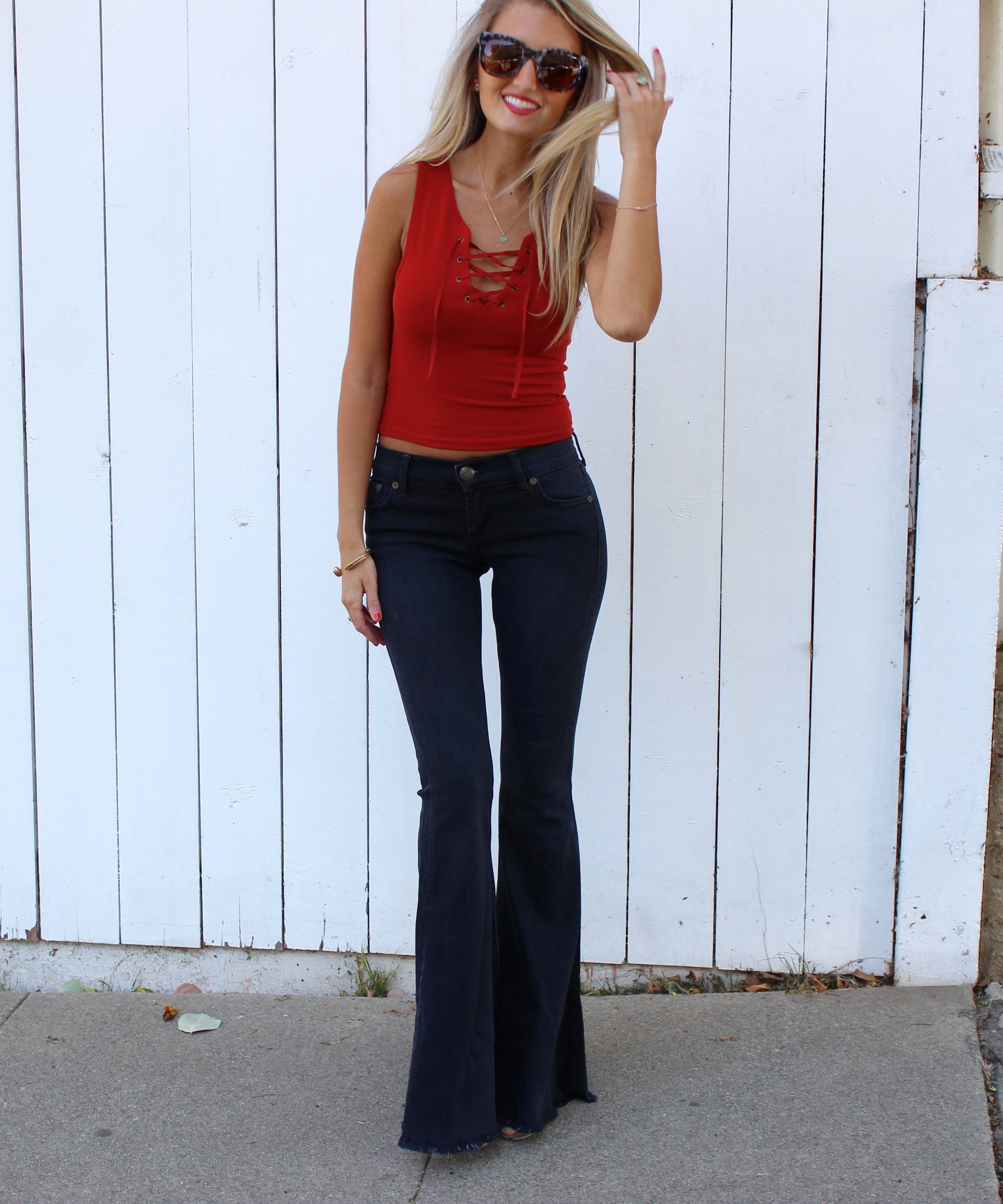Lace-up for Flares - What tWould Kiki Wear