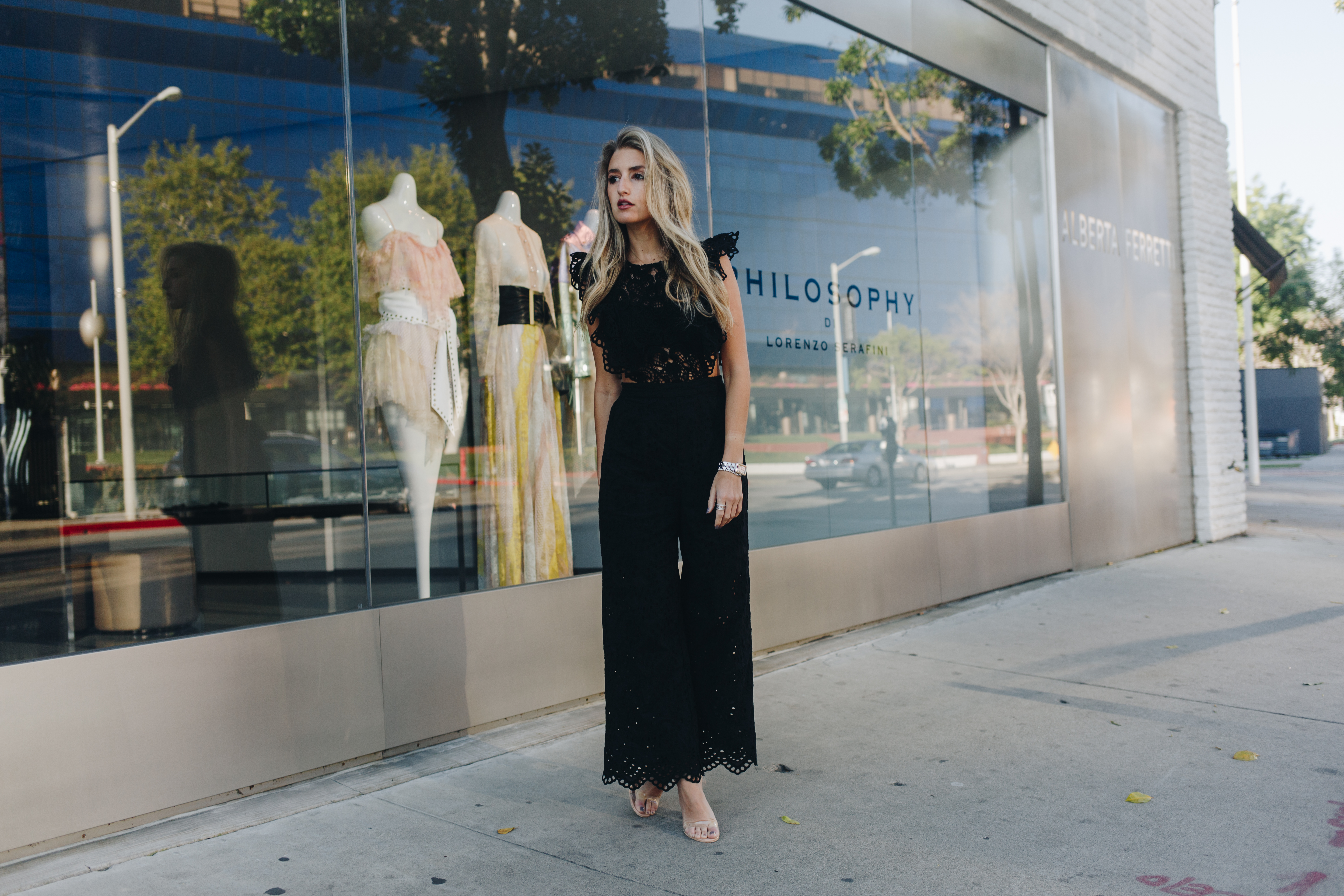 lace jumpsuit