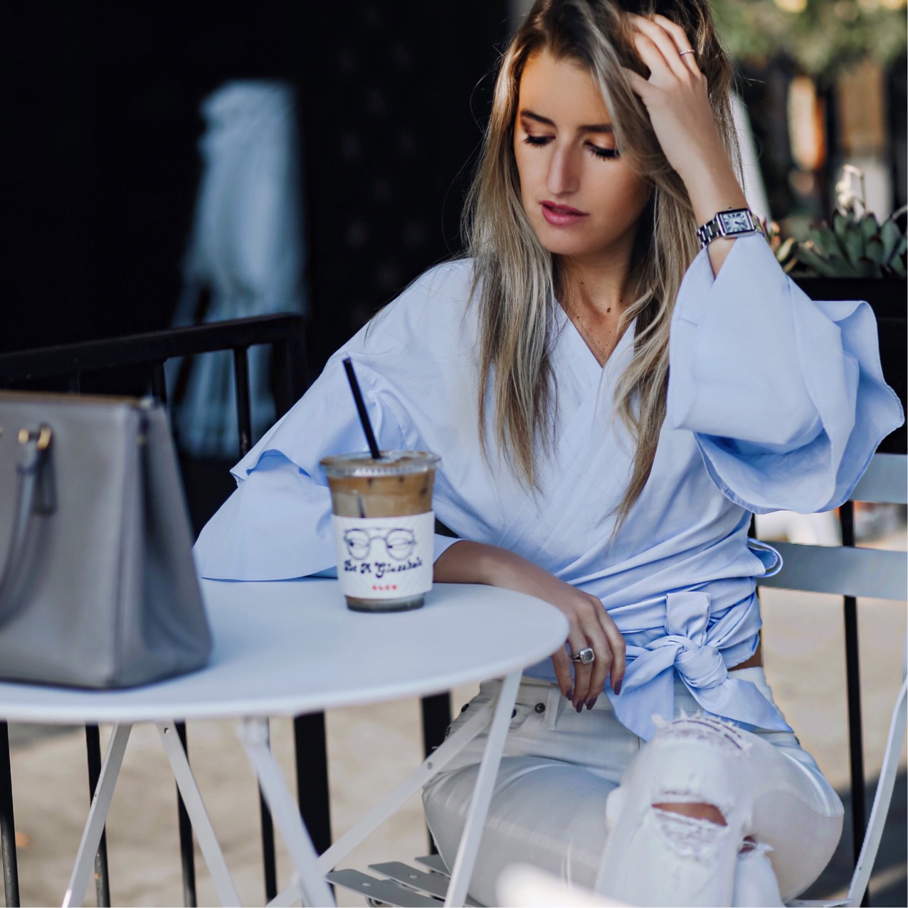 Ruffled blouse