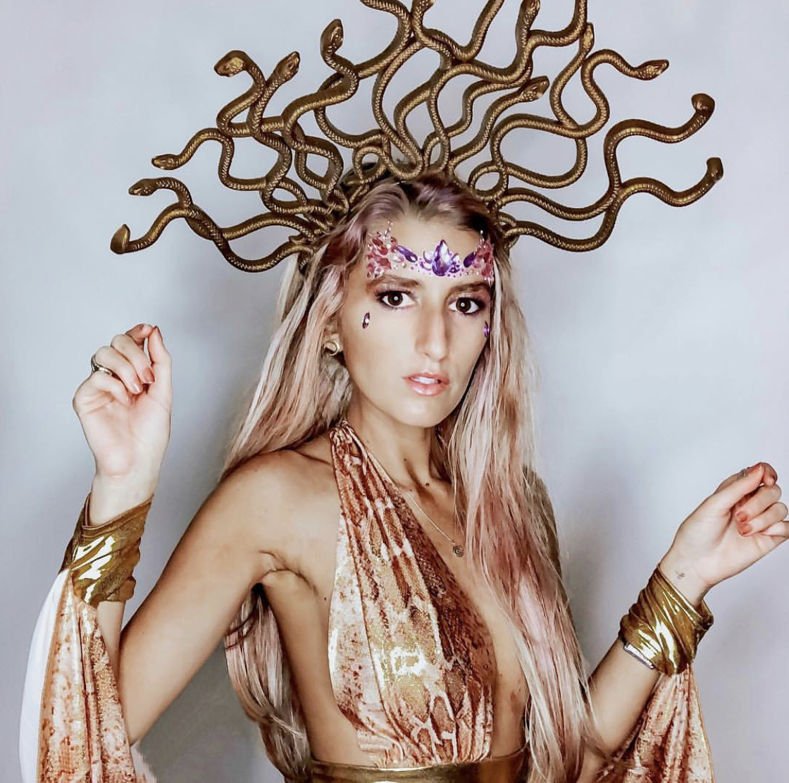 Shop the medusa costume here.